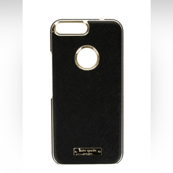 KATE SPADE Black Leather Pixel XL Wrap Case NEW - Picture 1 of 5